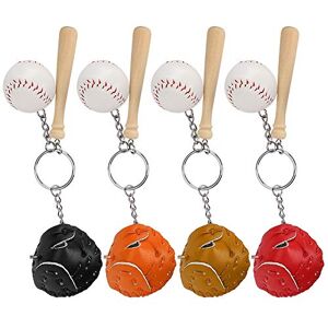 FORgue Baseball Keychain,Mini Baseball Keychains for Boys & Girls,for Bags,Car Keys,Sports Party Favors,Novelty Baseball Keychain Keyring Pendant Decoration