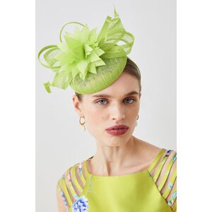 Coast Feather Flower Pillbox Fascinator