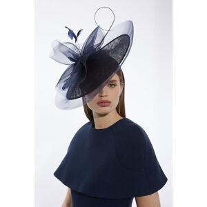 KarenMillen Veiled Feather Detail Fascinator