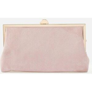 Accessorize Suedette Clip Frame Clutch Bag