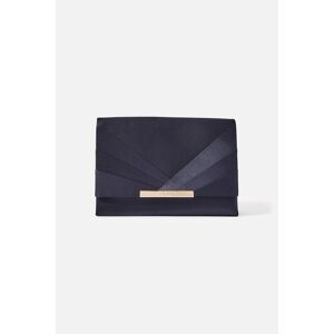 Accessorize Satin Fold Over Clutch Bag