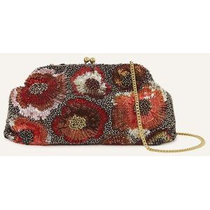 Accessorize Sequin Beaded Floral Clutch Bag