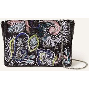 Accessorize Paisley Fold Over Clutch Bag