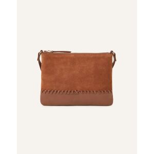 Accessorize Leather Stitch Detail Cross-Body Bag