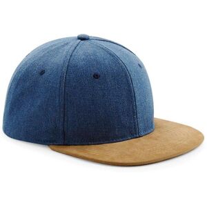 Beechfield Faux Suede Peak Snapback Cap