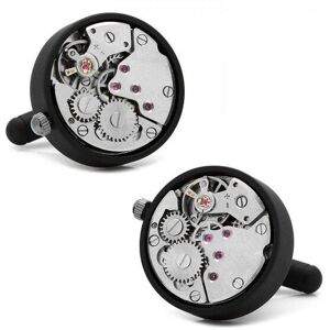 Charles William Working Watch Movement Steampunk Vintage Mechanical Cufflinks