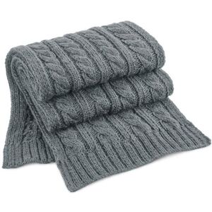 Beechfield Cable Knit Melange Scarf