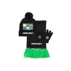 Minecraft Characters Hat Gloves And Scarf Set