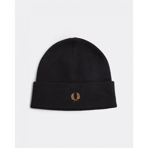 Fred Perry Mens Classic Beanie - Black - One Size