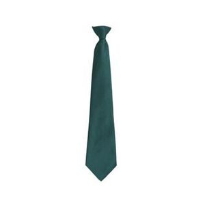Premier Mens Fashion ”colours” Work Clip On Tie (Bottle) - Green - One Size