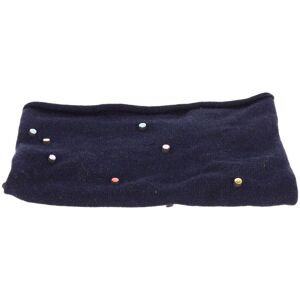 Chanel Pre-Owned Womens Embellished Scarf In Blue Cashmere - One Size