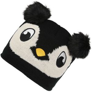 Regatta Boys Animally Iii Acrylic Knit Pom Pom Beanie Hat - Black - Size 5-6y