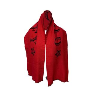 Gucci Pre-Owned Womens Magnetismo Scarf In Red Wool Wool (Archived) - One Size