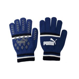 Puma Cat Magic Big Logo Winter Mens Gloves Blue Black 041678 04 Textile - Size Medium