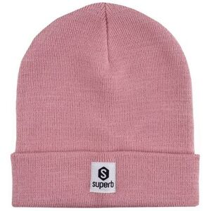 Superb Unisex Embroidered Logo Knitted Hat Sprbg-003 - Pink - One Size