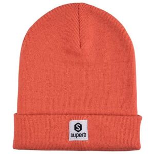 Superb Unisex Embroidered Logo Knitted Hat Sprbg-003 - Red - One Size