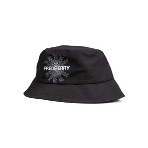Fred Perry Mens Graphic Print Bucket Hat - Black - Size Medium