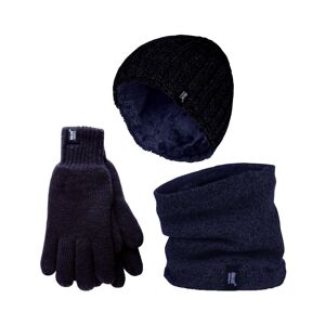 Heat Holders Mens Hat, Neck Warmer & Gloves Set