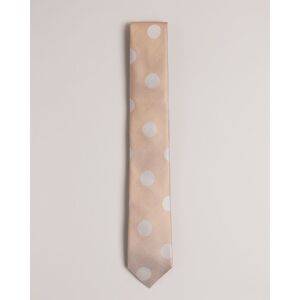 Ted Baker Mens Polkar Giant Polka Dot Tie, Camel - One Size