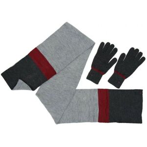 Puma Fundamentals Knit Gloves & Scarf Winter Mens Womens Unisex Set 052580 01 S - Multicolour Textile - Size Medium