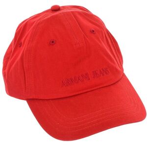 Armani Mens Adjustable Cap With Clasp 934513-Cc784 Man - Red Cotton - One Size