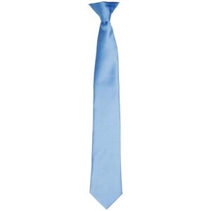 Premier Unisex Adult Satin Tie (Mid Blue) - One Size