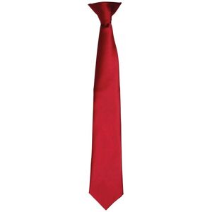 Premier Unisex Adult Satin Tie (Burgundy) - One Size