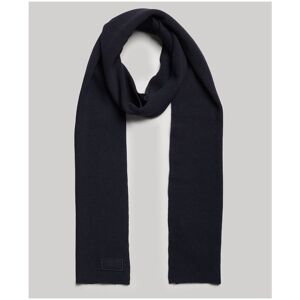 Superdry Mens Organic Cotton Logo Scarf - Navy - One Size