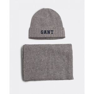 Gant Mens Beanie Scarf Gift Set - Melange - One Size