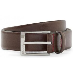 Hugo Gellot Sz35 Mens Leather Belt - Brown - Size 38 Inches