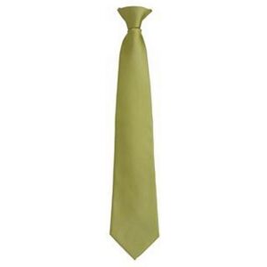 Premier Mens Fashion ”colours” Work Clip On Tie (Grass) - Green - One Size