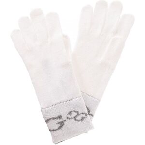 Guess Awu320vis02 Womens Knitted Gloves - White - Size Small