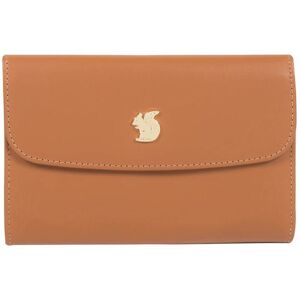 Conkca London Womens 'Maple' Saddle Tan Leather Tri-Fold Purse - One Size