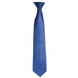 Premier Mens Fashion ”colours” Work Clip On Tie (Mid Blue) - One Size