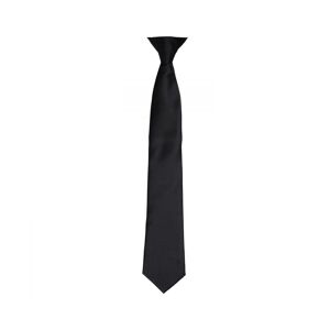 Premier Unisex Adult Satin Tie (Black) - One Size
