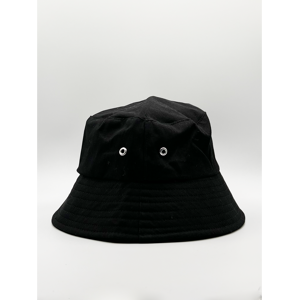 Svnx Mens Cotton Canvas Bucket Hat With Eyelet Detail In Black - One Size