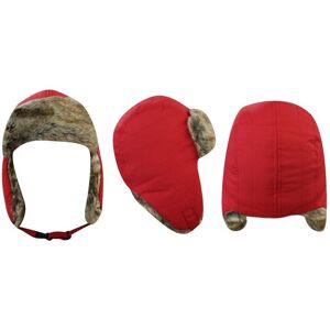 Timberland Mens Unisex Insulated Trapper Hat Red Winter J1825 625 A162d Textile - Size Small