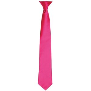 Premier Unisex Adult Satin Tie (Hot Pink) - One Size