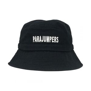 Parajumpers Womens Bold Embroidered Logo Black Bucket Hat - Size L/xl