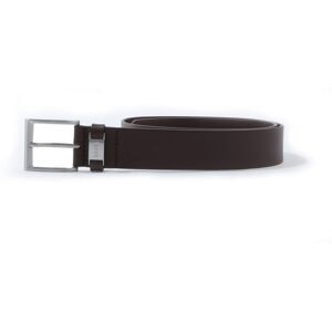 Boss Mens Logo Emed Keeper Leather Belt - Brown - Size 40 Regular