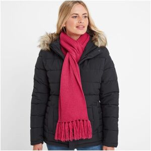 Tog24 Unisex Hanlith Ribbed Scarf Cerise - Pink - One Size