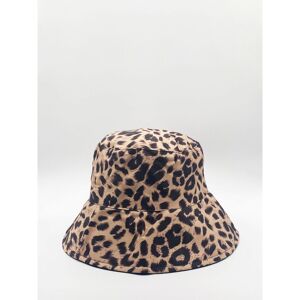 Svnx Womens Leopard Print Reversible Bucket Hat - Multicolour Polycotton - One Size