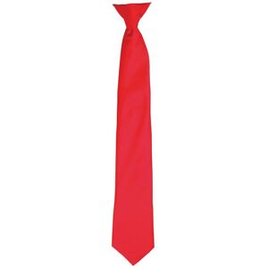 Premier Unisex Adult Satin Tie (Strawberry Red) - One Size