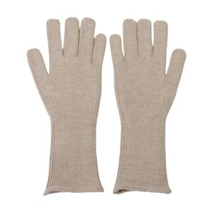 Dolce & Gabbana Mens New Ivory Cashmere Silk Winter Gloves - White - Size 9 (Gloves)