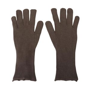 Dolce & Gabbana Mens Gray Cashmere Knitted Winter Gloves - Grey - Size 9 (Gloves)