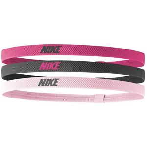 Nike Unisex Mixed Width Headband (Pack Of 3) (Pink/grey) - One Size