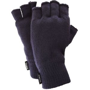 Floso Mens Thinsulate Thermal Fingerless Gloves (3m 40g) (Navy) - One Size