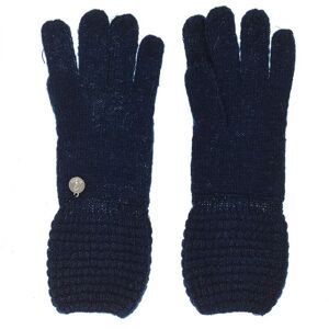 Guess Womenss Thermal And Soft Knitted Gloves Aw6717-Wol02 - Blue - Size Small