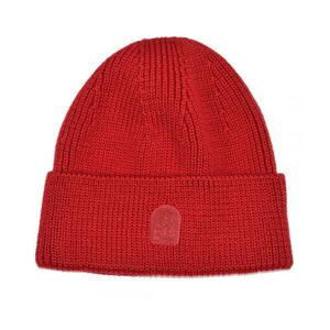 Parajumpers Mens Plain Beanie Red Wool - One Size