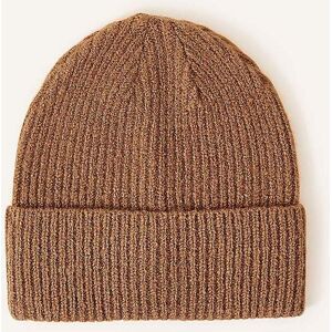 Accessorize Soho Knit Beanie Hat Camel One Size Female